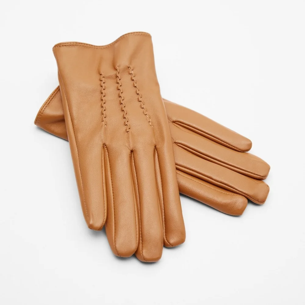 ZARA LEATHER GLOVES AND KEY FOB SET SPECIAL EDITION